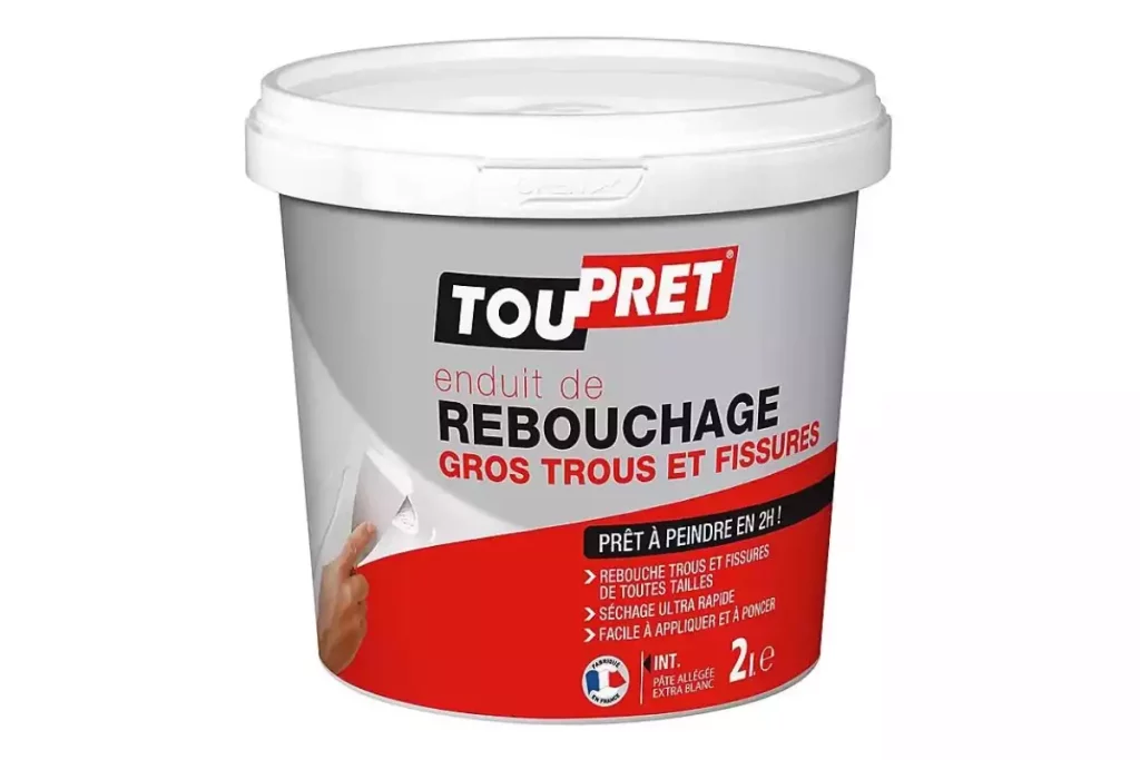 3. L’insertion de l’enduit de rebouchage