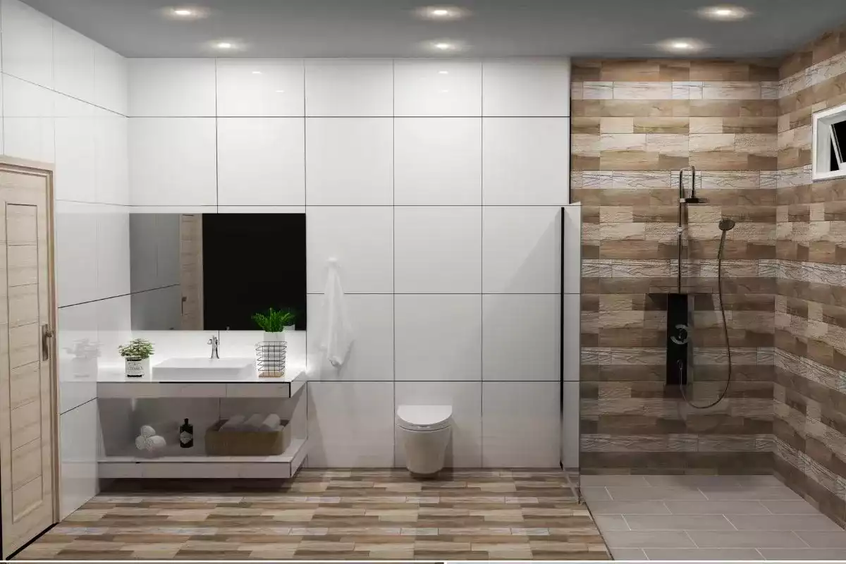 Comment harmoniser deux carrelages différents dans la salle de bain ?