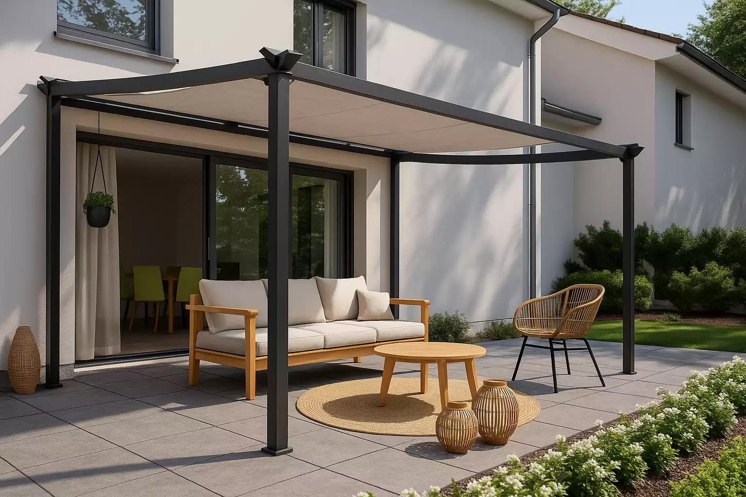 Comment fabriquer une toile coulissante pour pergola ?