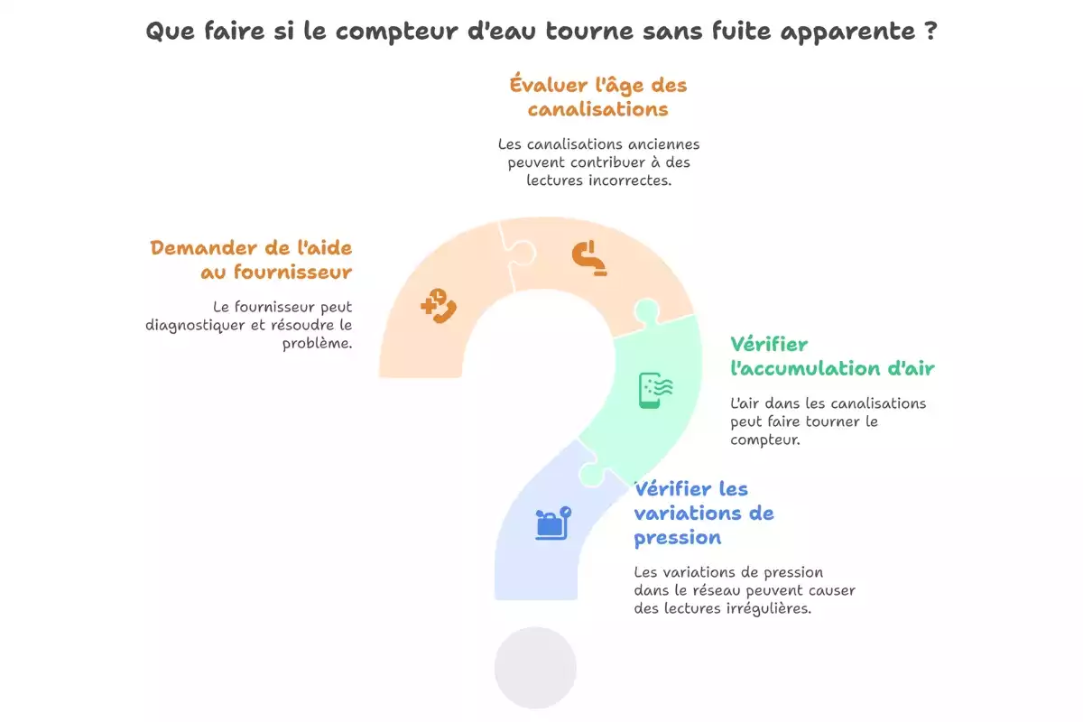 comment savoir si on a une fuite d'eau