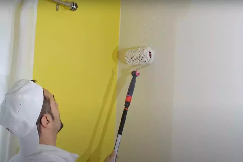 enduit de lissage au rouleau