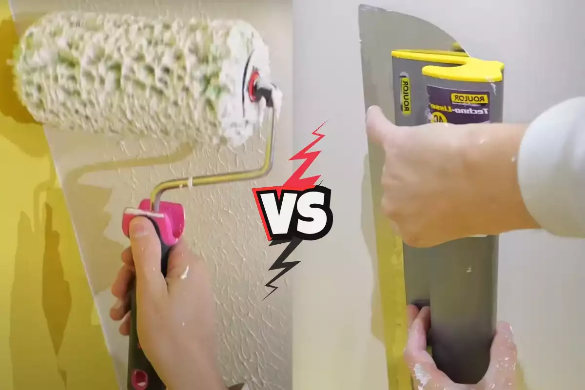 enduit de lissage rouleau ou spatule