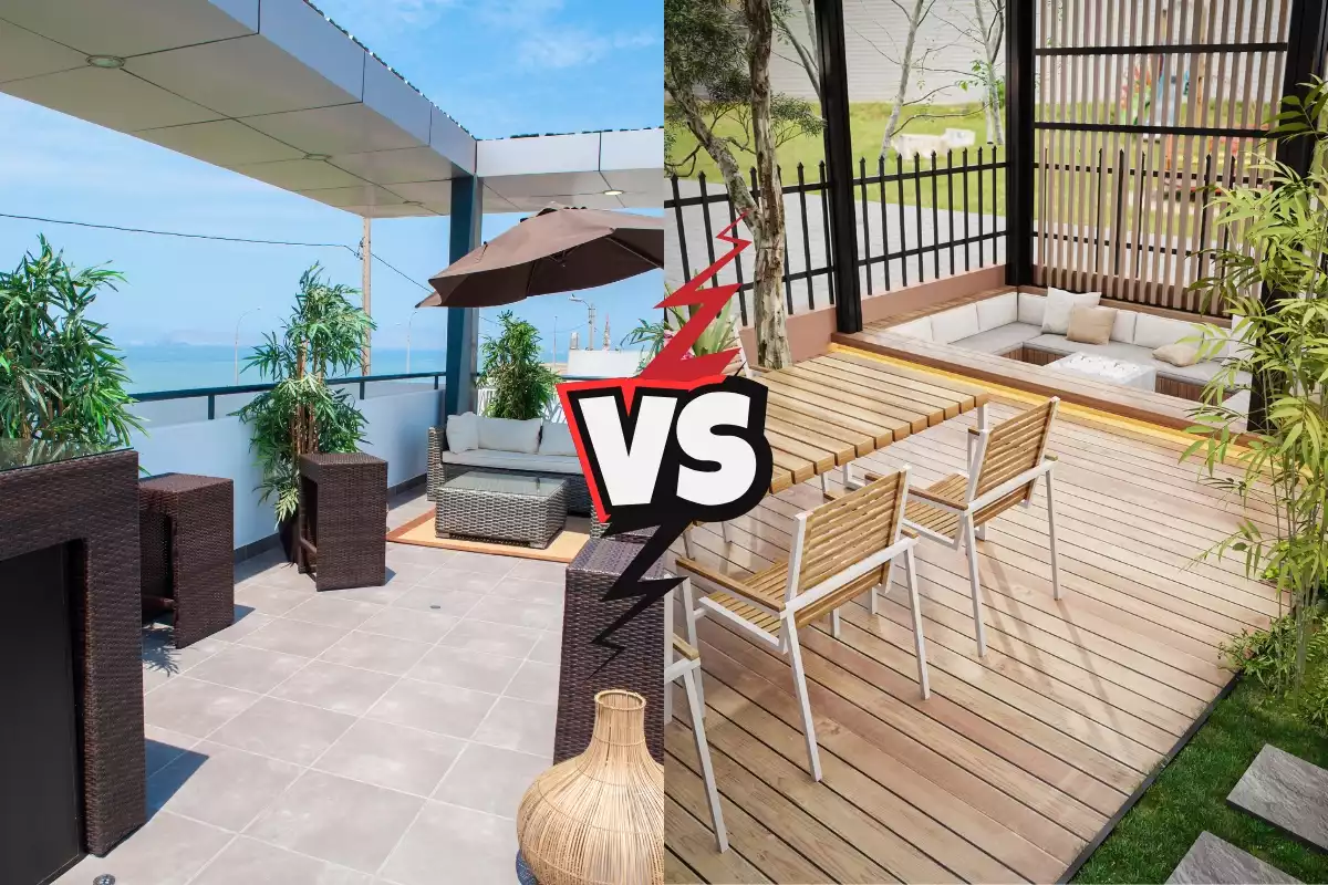 terrasse beton ou bois