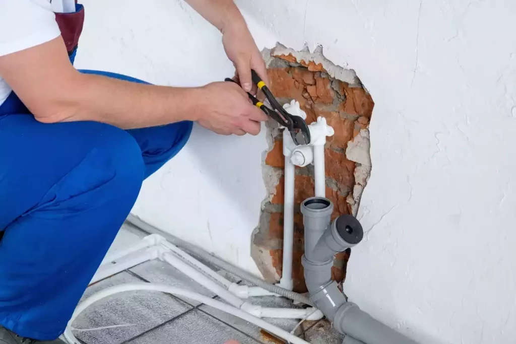 comment trouver fuite canalisation mur