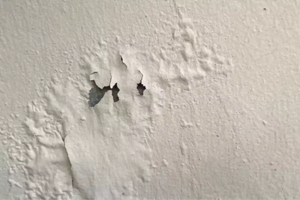 fuite eau mur canalisation