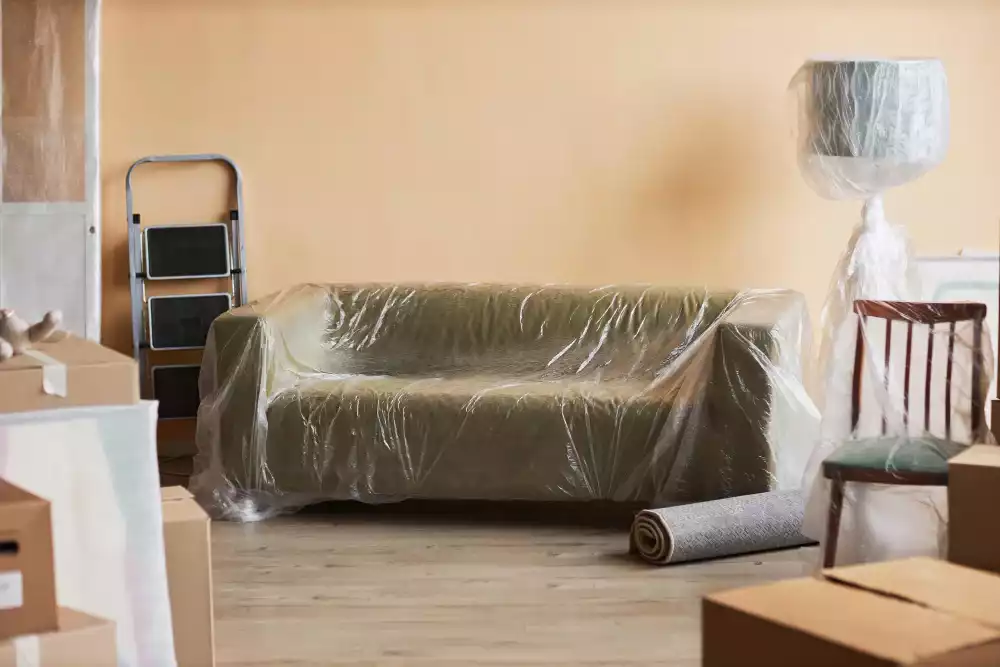 Protéger les surfaces et soigner l’emballage des meubles avant l’ouverture du chantier