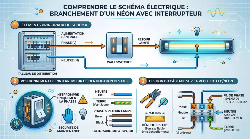 Schéma électrique du branchement