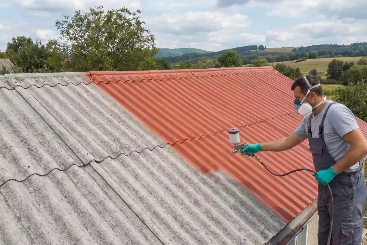 durée de vie d’une peinture de toiture sur une toiture en fibrociment
