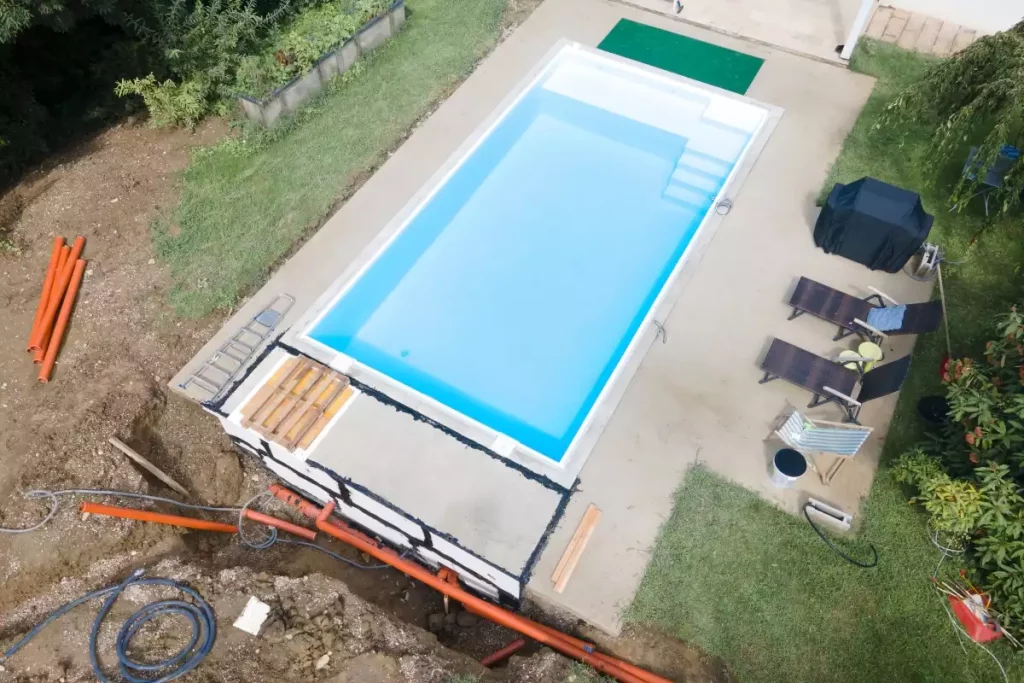 réparer fuite tuyau piscine enterrée