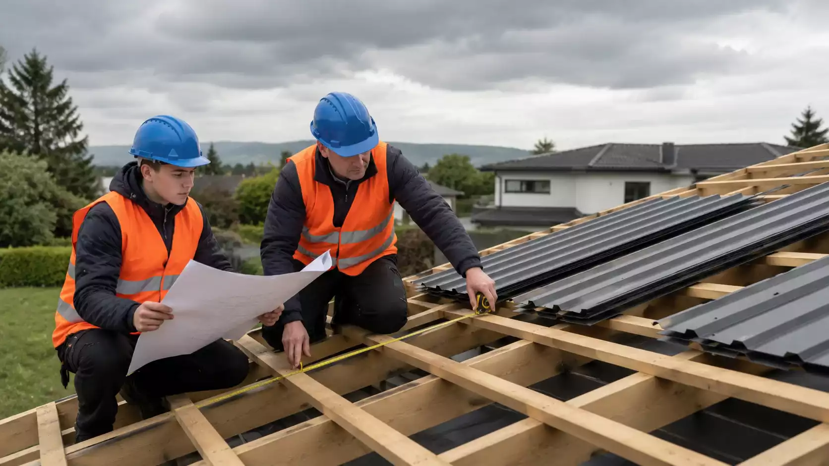Quel espacement entre chevrons pour une toiture en bac acier ?
